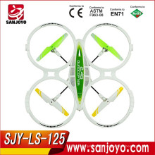 3D Flips Skyhunter 2.4GHz 6 axes Gyro RC Quadcopter Drone w / Caméra Extérieure Photo Espion Photo 250 ft gamme SJY-LS-125